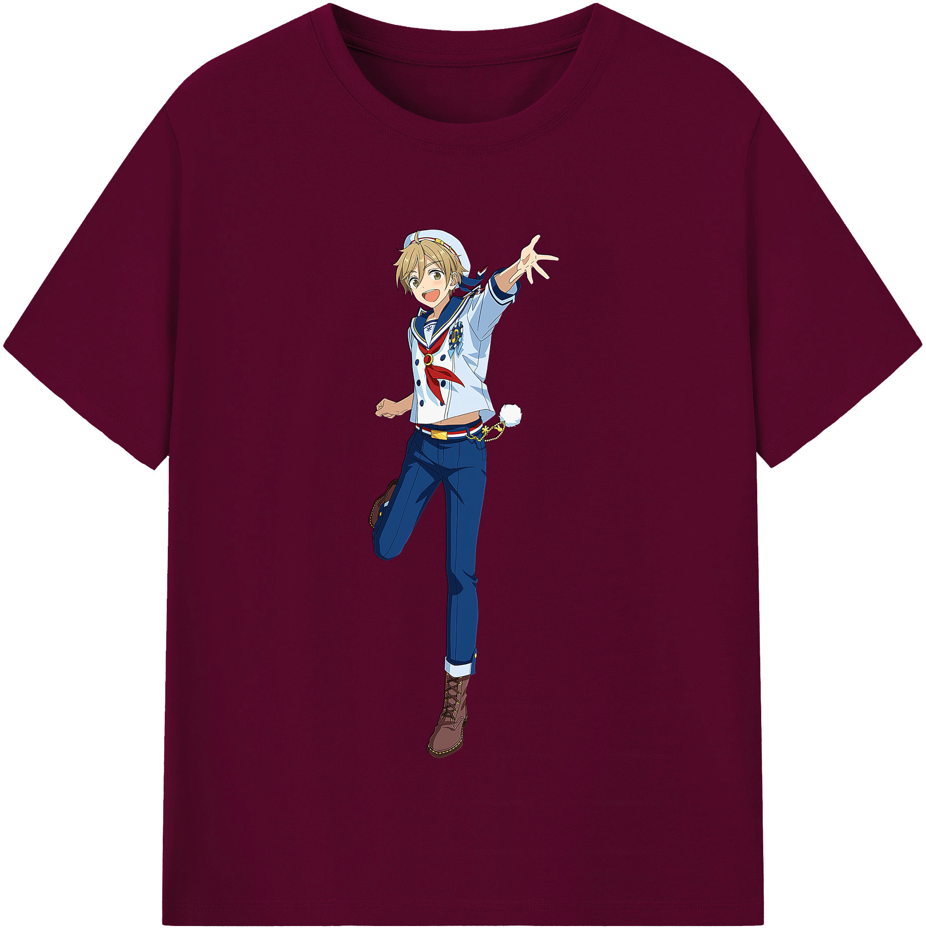 （画像用） あんさんぶるスターズ! Ensemble Stars レディースカジュアルプリントTシャツ（綿100％）